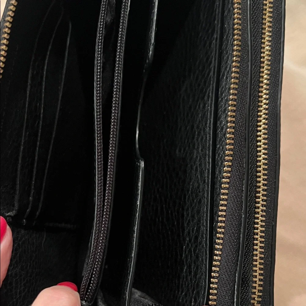 Michael Kors Black Leather Wristlet - Picture 9 of 16